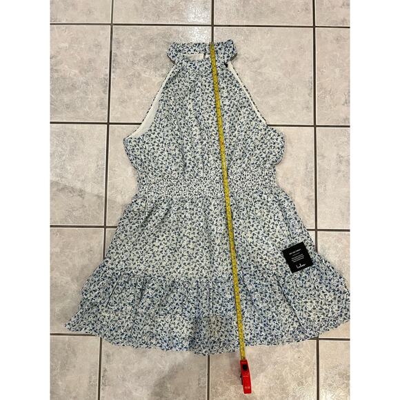 001 Lulus Sweet Like Me NWT Mint Floral Sleeveless Mock Neck Mini Size XL Dress - Picture 9 of 9